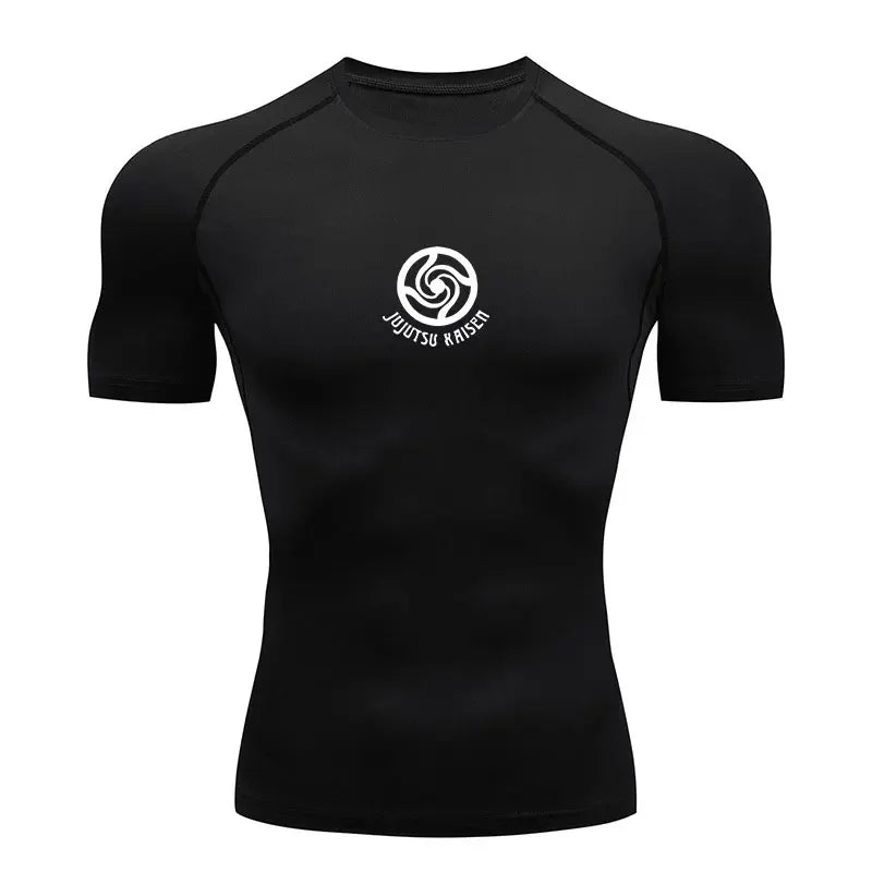 Anime Jujutsu Kaisen Compression Shirts /Fitness Gym T-shirt