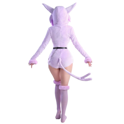 Espeon Cosplay Pokemon/ Bodysuit with Tail