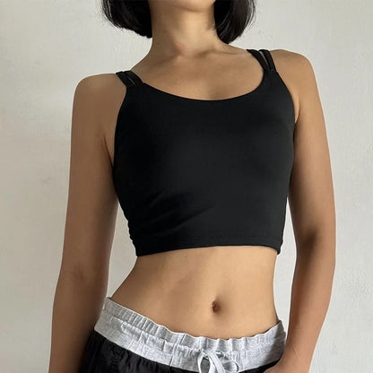 Women's Back knotted Sports Bra / High Impact Gym (Victorious Titanium Mesh)