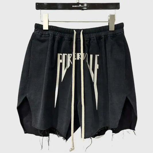 Gothic Grunge Gym Shorts Unisex