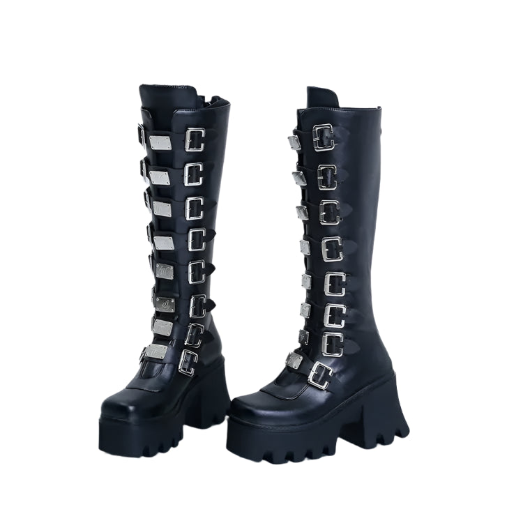 Punk Gothic Women Boots / High Heel Platform Boots