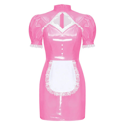 Maid Venom Velvet Gloss Latex Cosplay