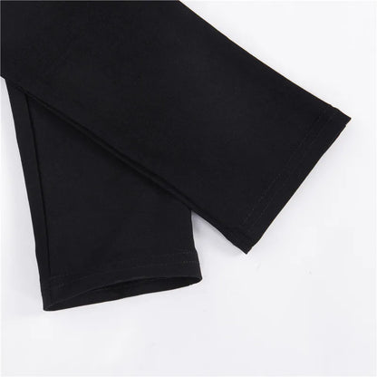 Hollow Out Pants Goth Sexy Pentagram / Harajuku Grunge Black Trousers (Victorious Obsidian Victory Pants)