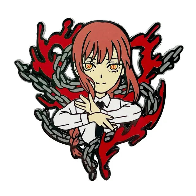 Chainsaw Man Anime Enamel Pin Cosplay