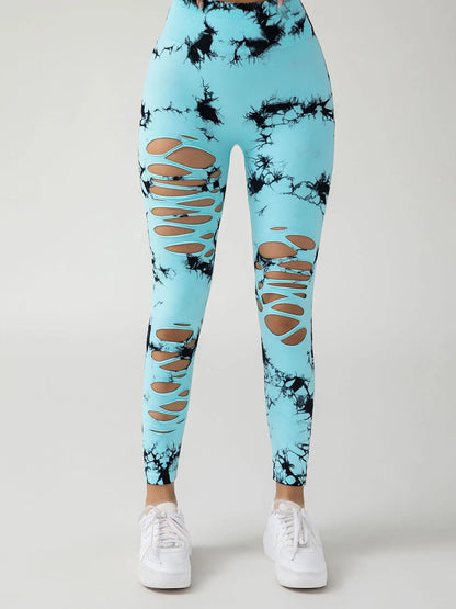 Women's Seamless Tie Dye Yoga Leggings (Victorious NeoSphere Leggings)