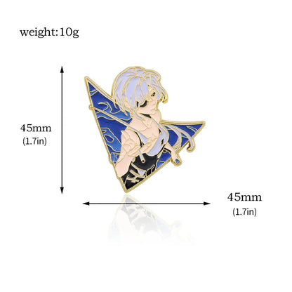 Anime Chainsaw Man Brooch Pins/ Metal Enamel