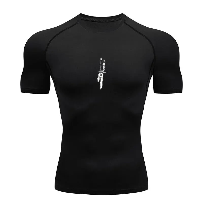 Anime Jujutsu Kaisen Compression Shirts /Fitness Gym T-shirt