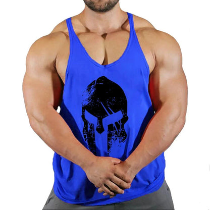 Muscular Man Gym Tank Top/ Bodybuilding and Fitness Stringer Clothing
