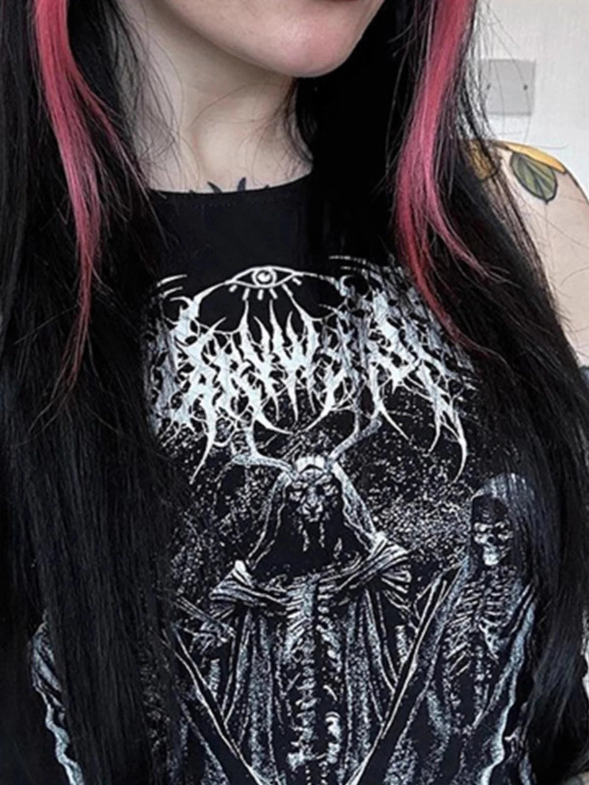 Gothic Tanks Top for / 90s Vintage Clothes Aesthetic