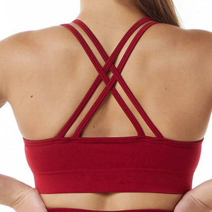 Criss Cross Padded Sport Bra (Victorious Quantum Drive Bra)