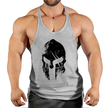 Muscular Man Gym Tank Top/ Bodybuilding and Fitness Stringer Clothing