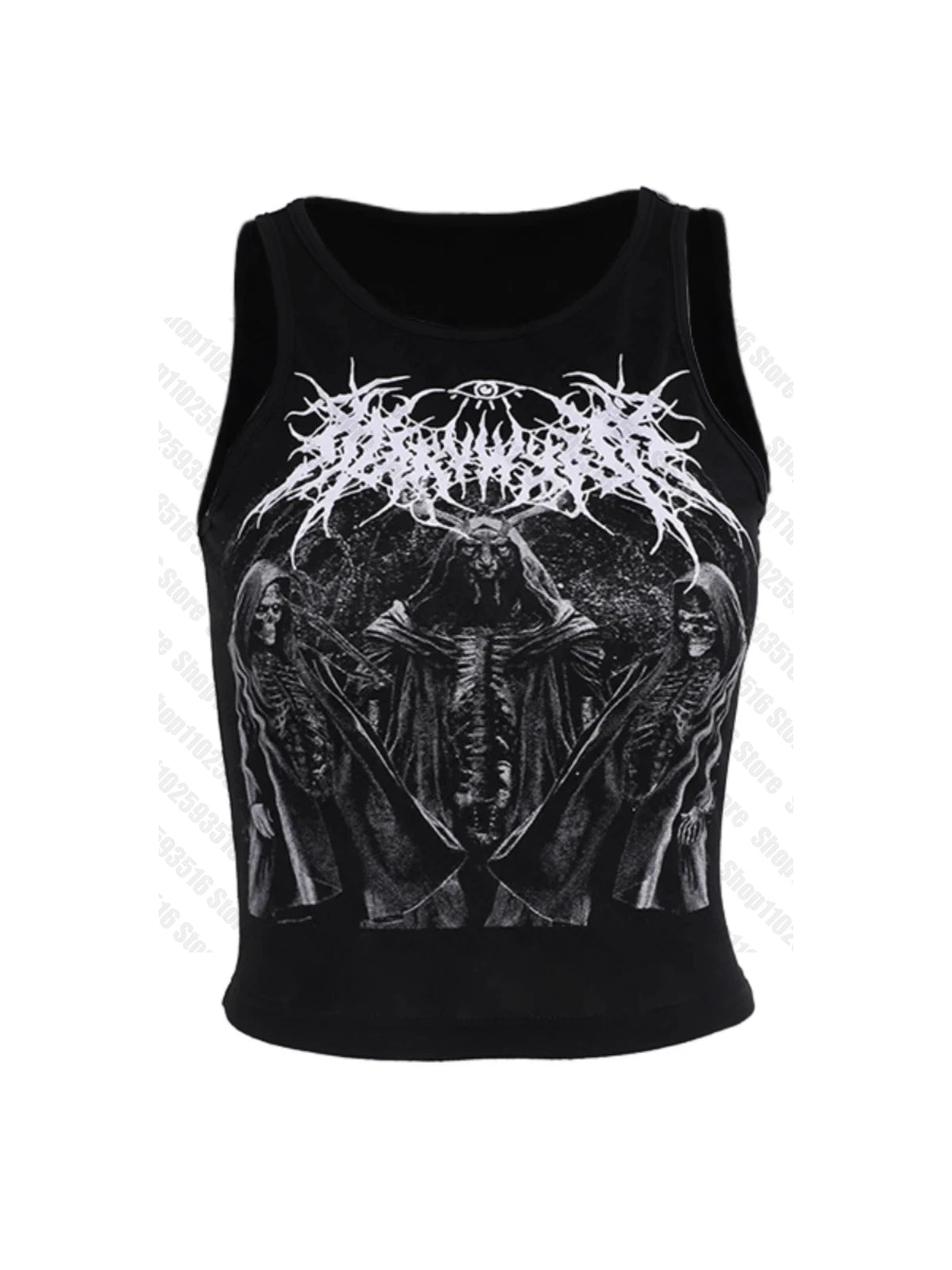 Gothic Tanks Top for / 90s Vintage Clothes Aesthetic