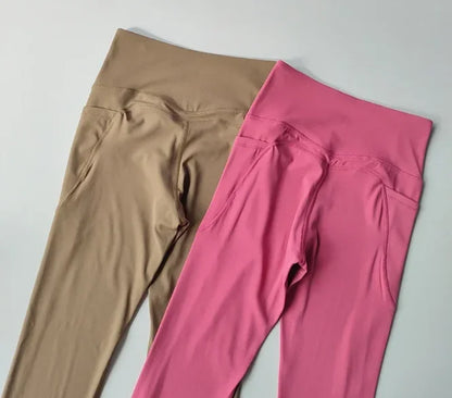 High Intensity Color Blocking Yoga Set 2PCS/ High Waist Fitness Leggings