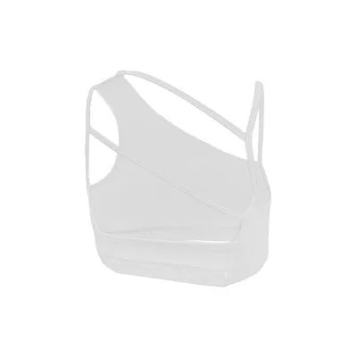 Women's Asymmetric Shoulder Straps Yoga Bra (Victorious SyncWear)