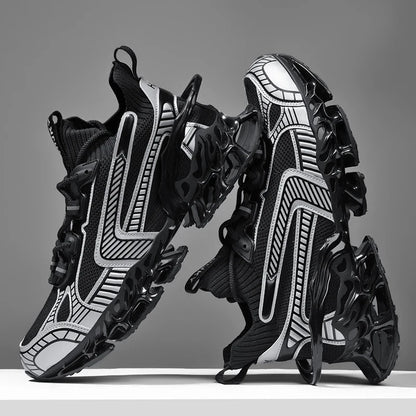 Workout Sneakers Male Size/ Mixed Color Graphics - Trendy Style