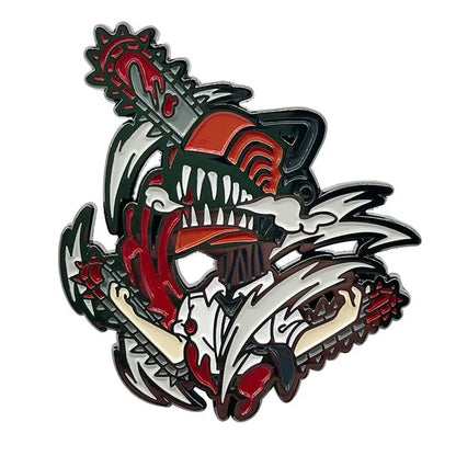 Chainsaw Man Anime Enamel Pin Cosplay