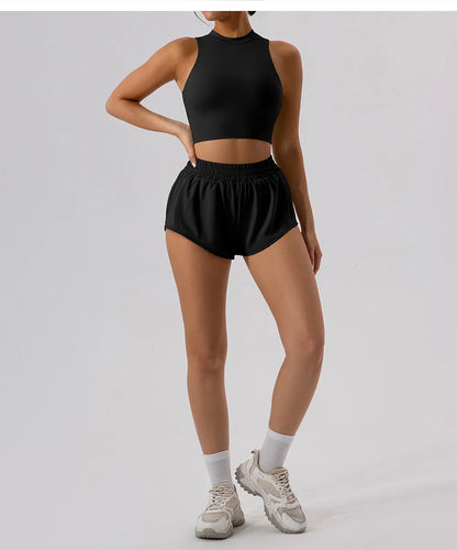 Fitness Low Waist 2.5 Inch Shorts Women (Victorious FluxNet Shorts)