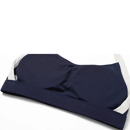 Women Fitness Running Bra Backless (Victorious Neon Circuit)