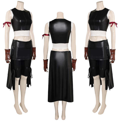Tifa Lockhart Black Dress /Final Cosplay Fantasy VII Cosplay