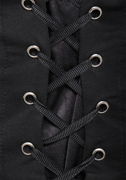 Bowsette Cosplay Costume Black Gothic Dress