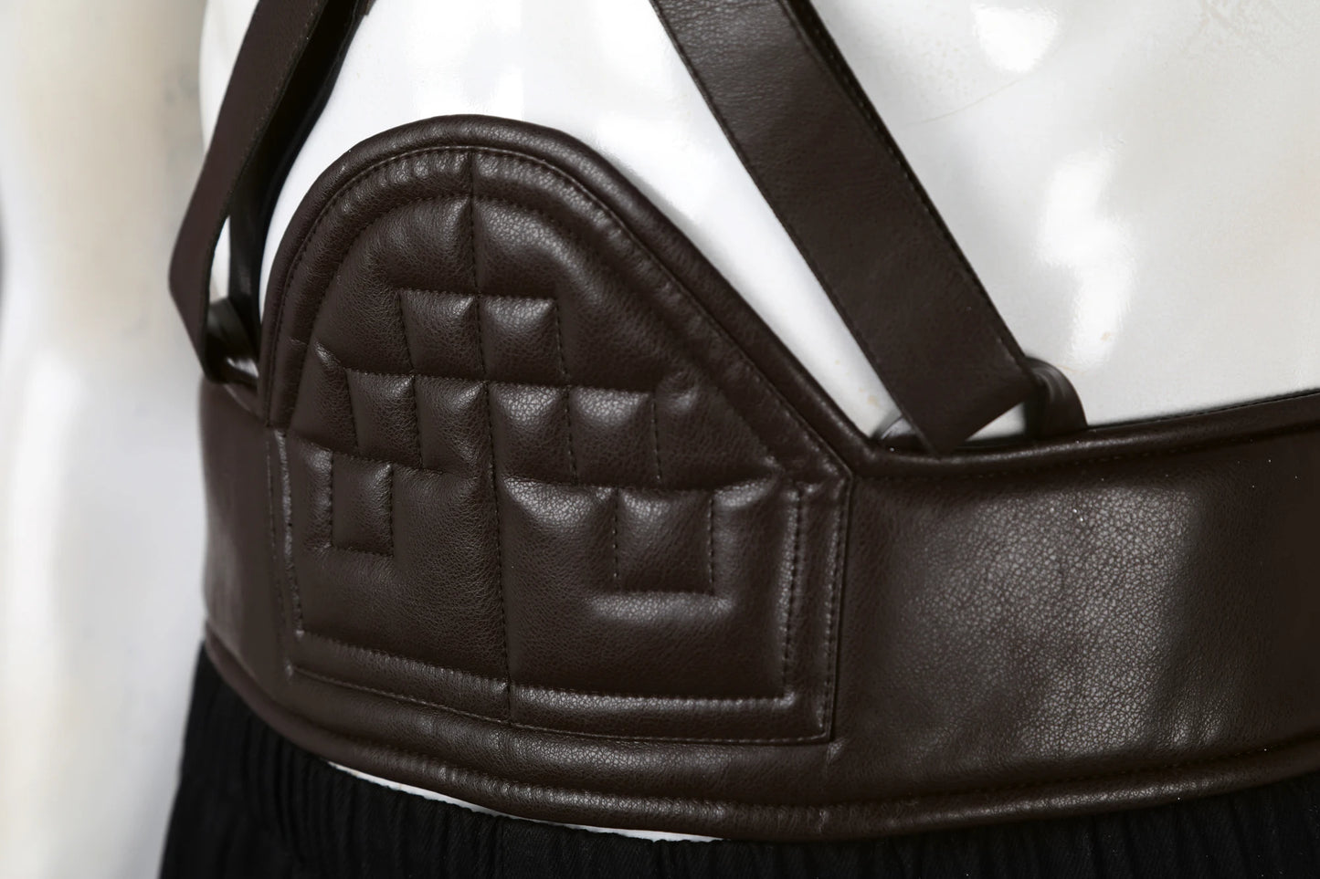 FF7 Sephiroth Cosplay Black/ Fantasy Leather Coat and Accessories