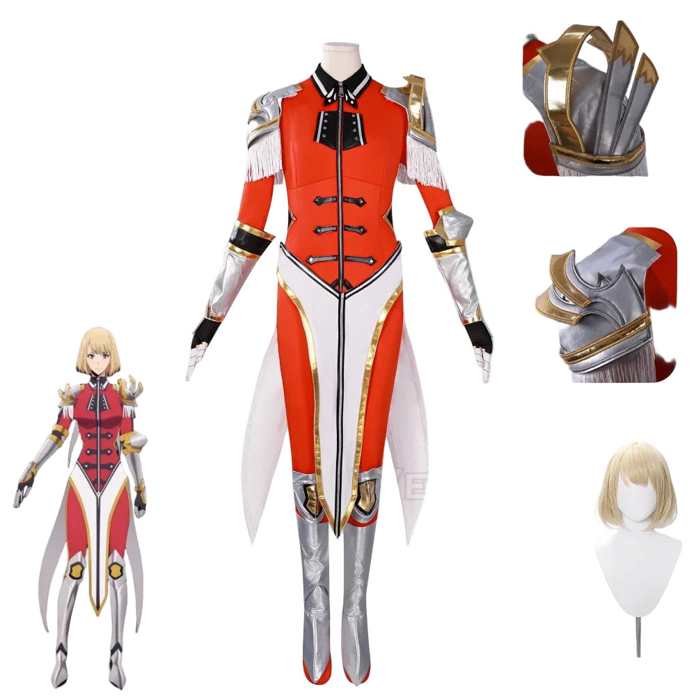 Solo Leveling Cha Haein Hae-in /Battle Knight Armor Combat Suit Cosplay