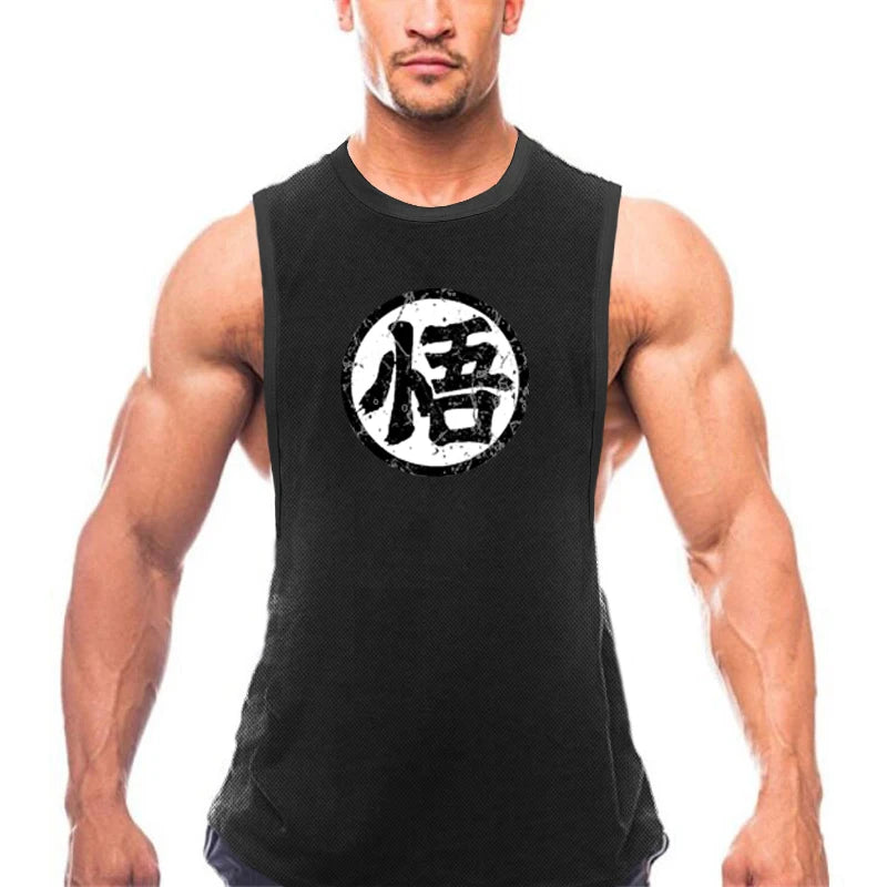 Mesh Quick Dry Gym Bodybuilding Muscle Tank Top