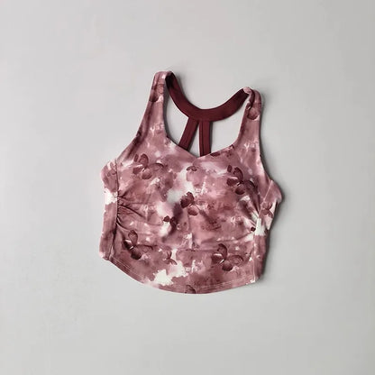 Pattern Sports Bra for Women /Gym Yoga Bra