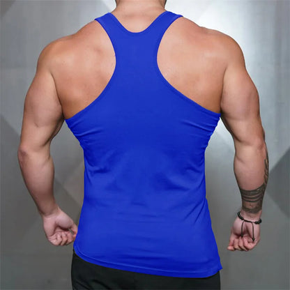 Gym Bodybuilding Muscle Tank Top/  Sleeveless Cotton Breathable Tank Top
