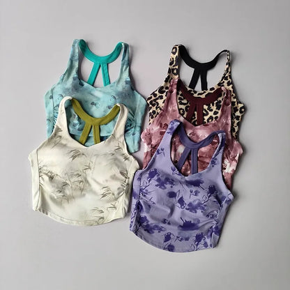 Pattern Sports Bra for Women /Gym Yoga Bra