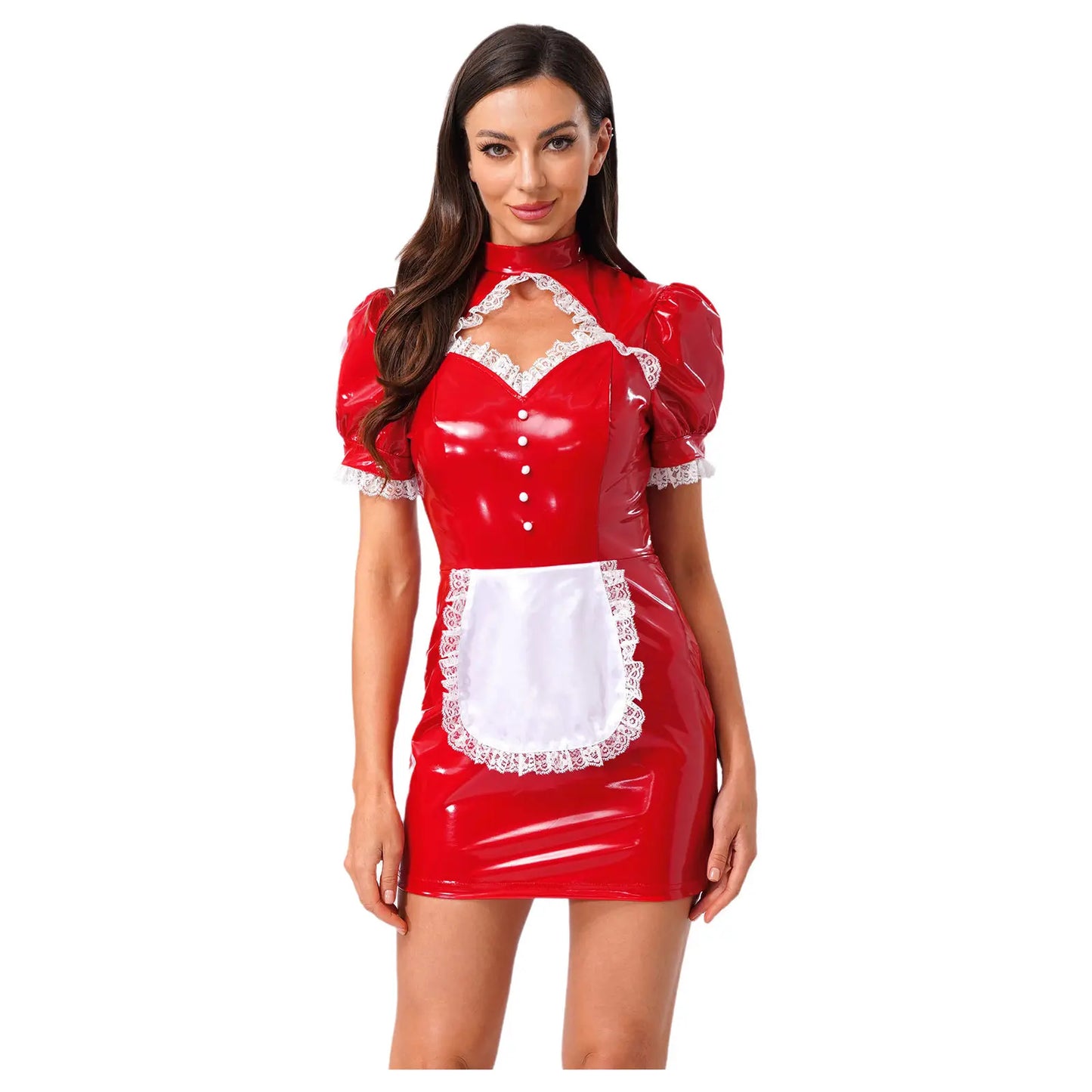 Maid Venom Velvet Gloss Latex Cosplay