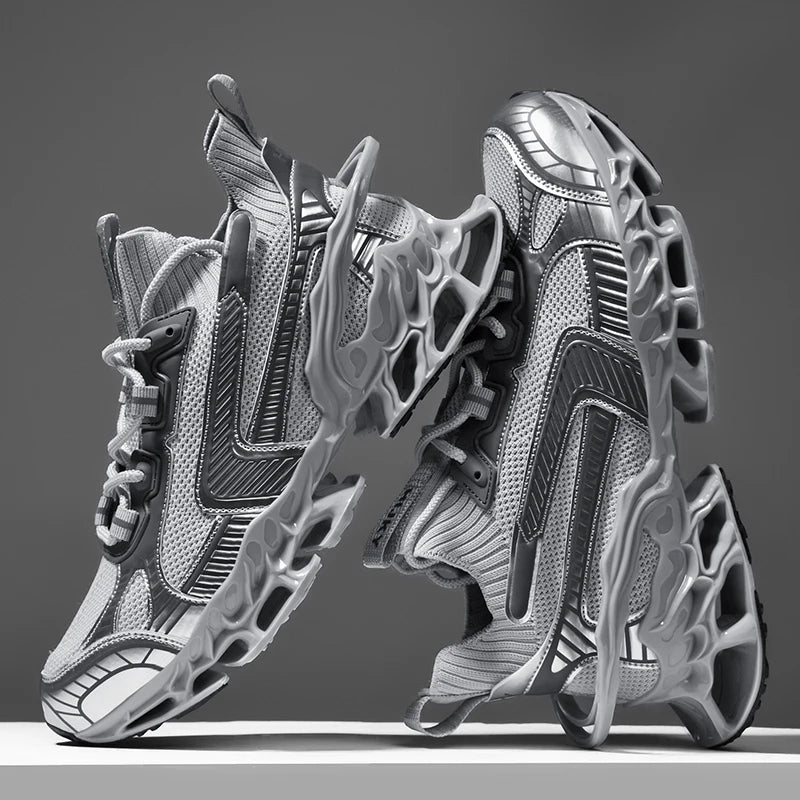 Workout Sneakers Male Size/ Mixed Color Graphics - Trendy Style