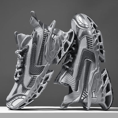 Workout Sneakers Male Size/ Mixed Color Graphics - Trendy Style