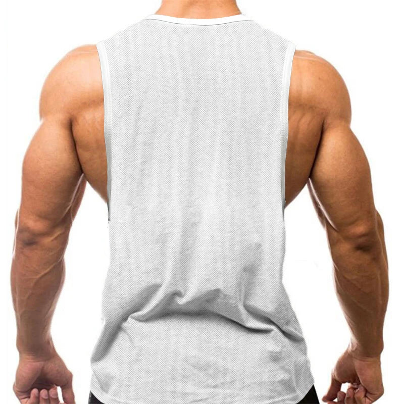 Mesh Quick Dry Gym Bodybuilding Muscle Tank Top