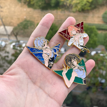 Anime Chainsaw Man Brooch Pins/ Metal Enamel