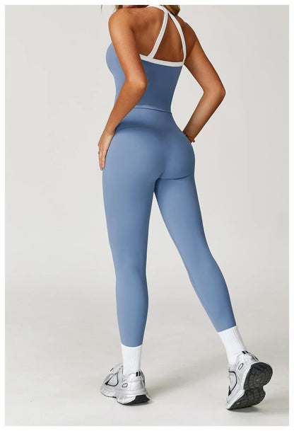 Women Tracksuit 2PCS Yoga Set / Nude Feeling Workout Sets (Victorious Sailor Strength Bra)