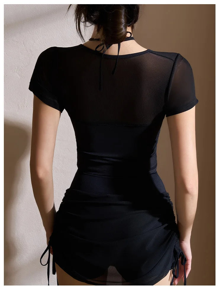 Two Pieces Mesh Patchwork Short Sleeve (Victorious HyperDrive Tops)