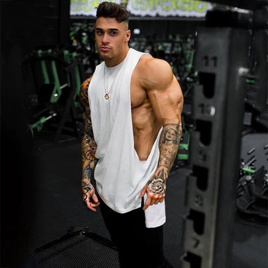 Plain Mens Fitness Sport Clothing/ Gym Bodybuilding Muscle Tank