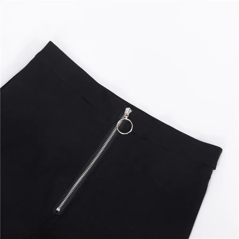 Hollow Out Pants Goth Sexy Pentagram / Harajuku Grunge Black Trousers (Victorious Obsidian Victory Pants)