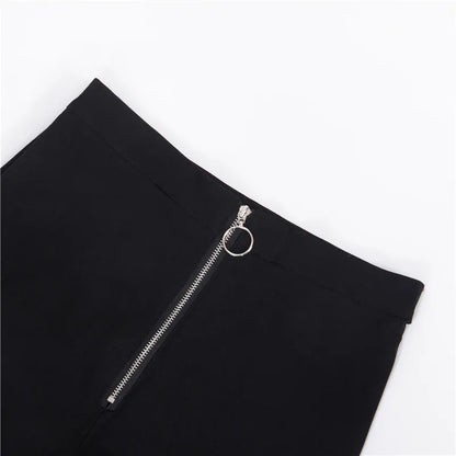 Hollow Out Pants Goth Sexy Pentagram / Harajuku Grunge Black Trousers (Victorious Obsidian Victory Pants)