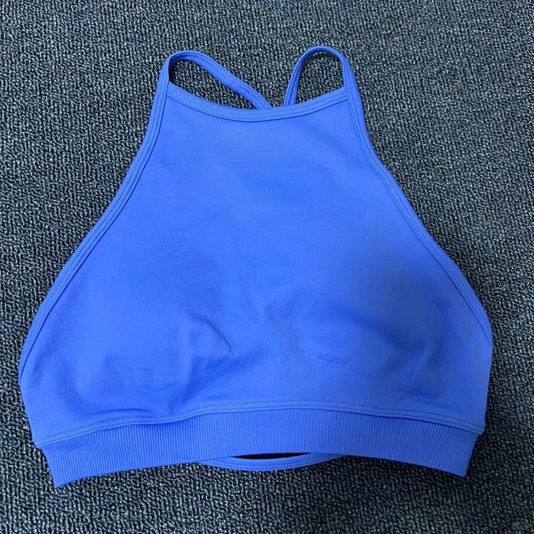 Seamless Dynamic Backless Women Yoga Bras / Padded Gym Bra