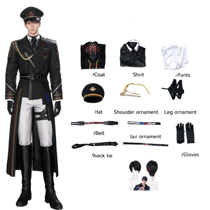 Love and Deepspace Caleb Far Air Captain Cosplay