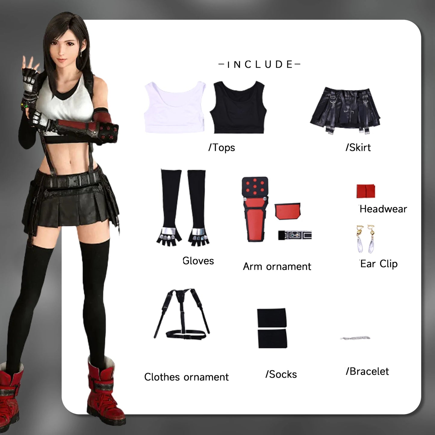 Final Fantasy VII Remake Tifa Cosplay