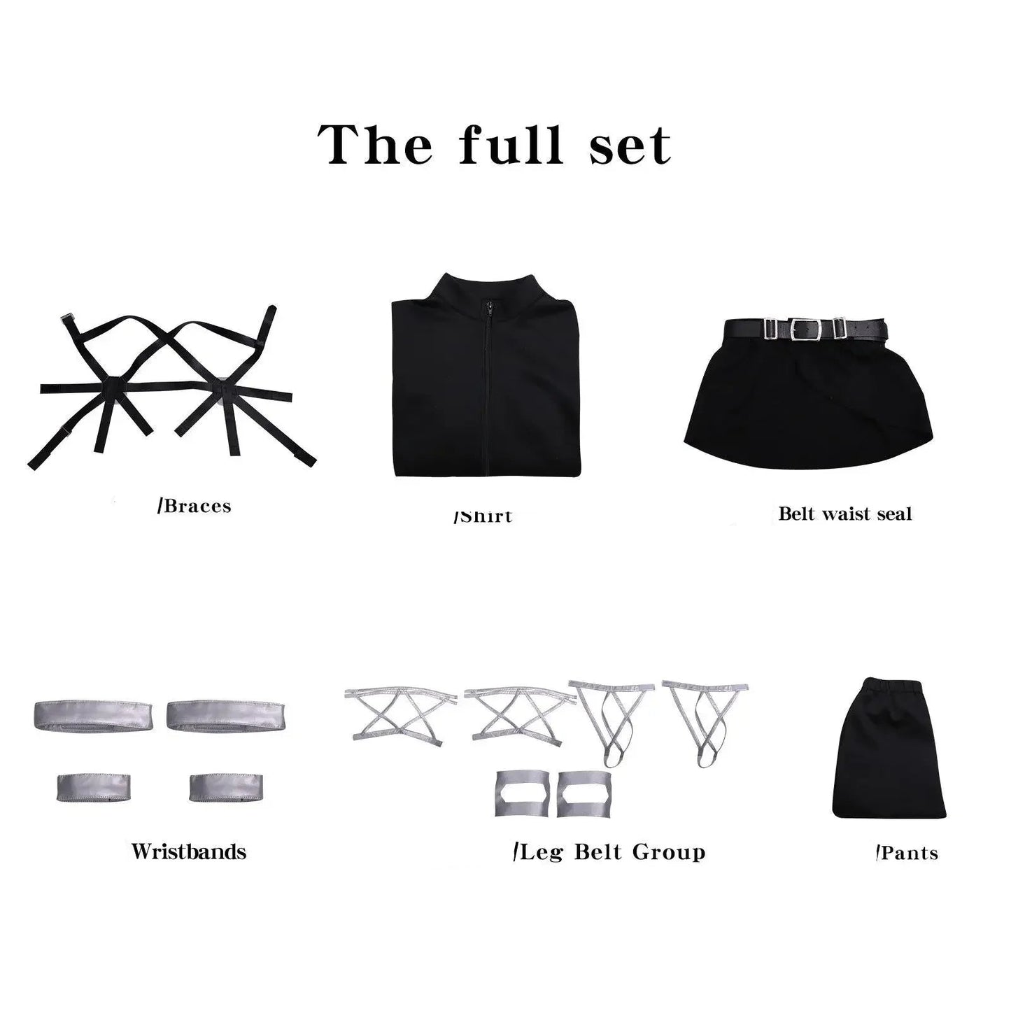 Anime Attack on Titan Cosplay Mikasa, Levi, Scouts Cosplay