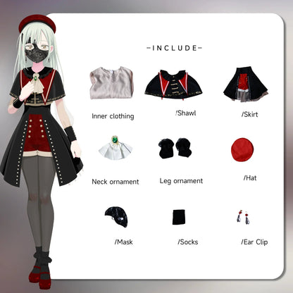 Anime BanG Dream Cosplay/ Togawa Sakiko Cosplay Costume