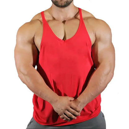 Muscular Man Gym Tank Top/ Bodybuilding and Fitness Stringer Clothing