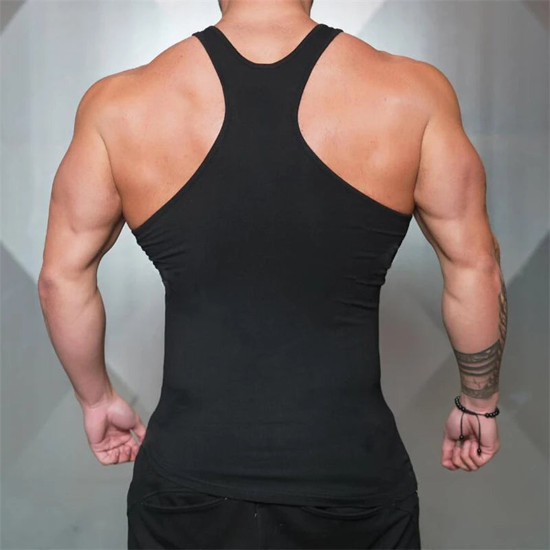Gym Bodybuilding Muscle Tank Top/  Sleeveless Cotton Breathable Tank Top