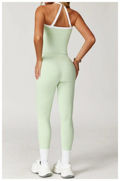 Women Tracksuit 2PCS Yoga Set / Nude Feeling Workout Sets (Victorious Sailor Strength Bra)