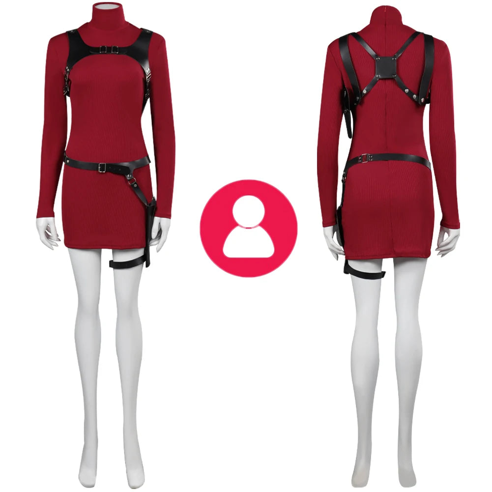 Ada Wong Cosplay & Wig Game Resident 4