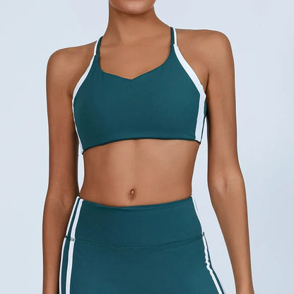 Women's Multicolor Back with Chest Pad Bra (Victorious FitLink Bra)